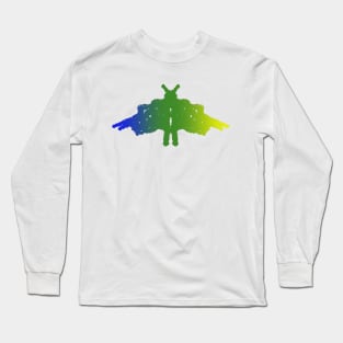 Colorful Rorschach Test Long Sleeve T-Shirt